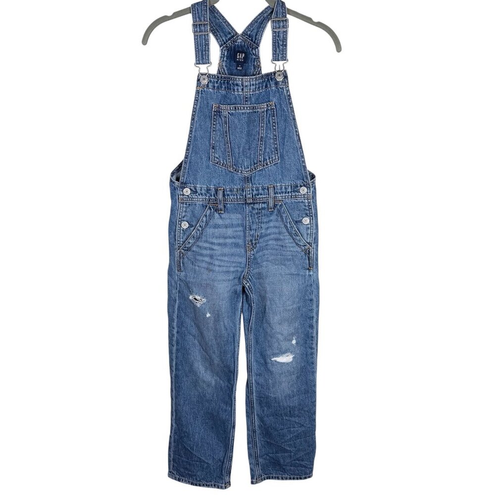Gap Kids Denim Overalls Size Large